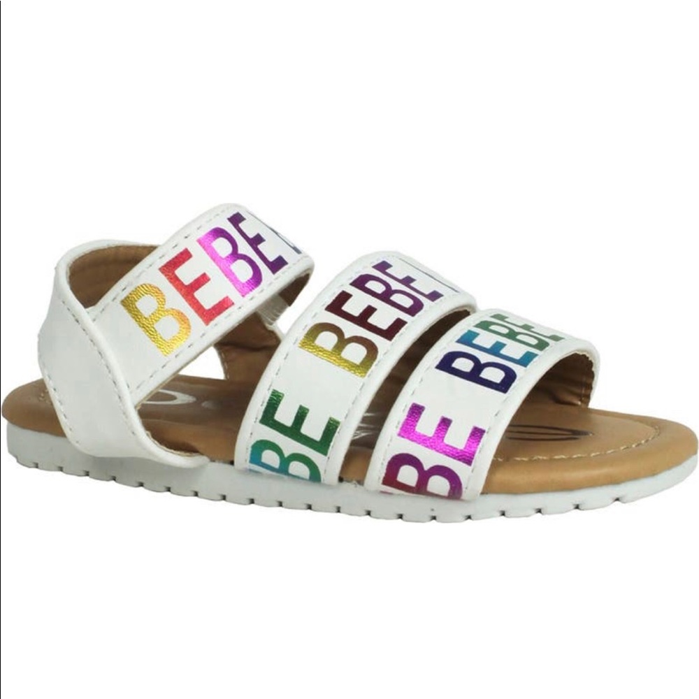 NWT BeBe Triple Strap Sandal